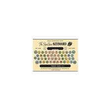 Typewriter Chart Poster Or Wrapping Paper
