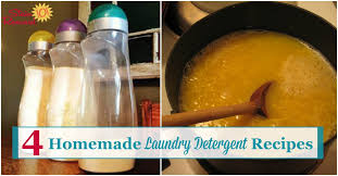 homemade laundry detergent recipes