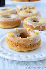 lemon cake donuts gluten free vegan
