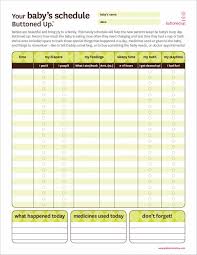 Free 12 Baby Feeding Schedule Samples Templates In Word Pdf