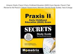 Amazon Charts Praxis Ii Early Childhood Education 0020