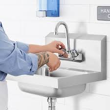 Steelton Wall Mounted Sink W Goosenck