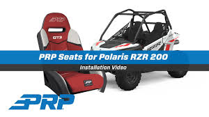 prp seats for polaris rzr 200 install
