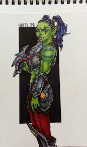 Warcraft worldofwarcraft orc cosplay wow garonahalforcen blizzardentertainment halforcen horde. Garona Halforcen Sketch Warcraft