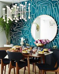 Statement Wallpaper In The Dining Room