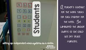 Setting Up Structured Work Systems As Centers In The Special