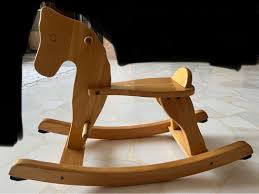 katoji wooden rocking horse hobby made