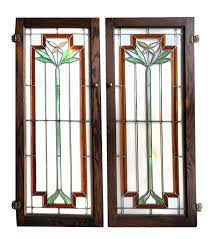 Pair Of Arts Crafts Cabinet Doors