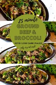 keto ground beef and broccoli stir fry