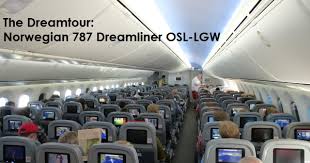 norwegian 787 dreamliner osl lgw