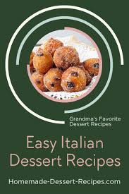 traditional italian dessert recipes