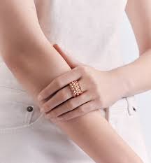 couture dior ring pink gold and