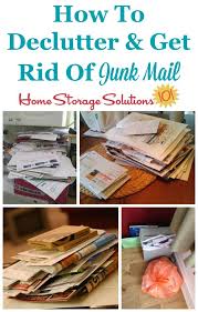 How To Declutter Get Rid Of Junk Mail Paper Clutter Solutions