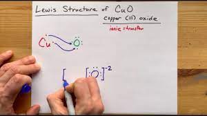 lewis structure of cuo copper ii