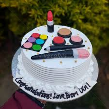 birthday cake for makeup