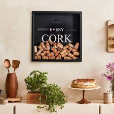 Large Champagne Cork Collector Frame