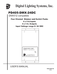 Pd405 Dmx Manualzz Com