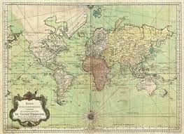 Details About Old World Map Bellin Nautical Chart 1778 Repro Vintage Historical