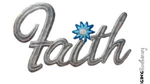 Handmade Metal Word Art Faith Fair