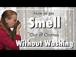 smell out of clothes without washing