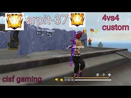 Cool username ideas for online games and services related to freefire in one place. Arpit 37 4vs4 Full Clash Squad Custom Gameplay Youtube