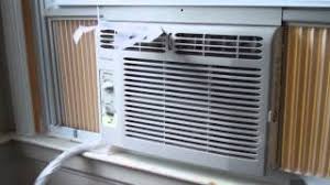 Usually, a 5000 btu air conditioning unit uses about 5 amps and depending on what voltage it is used in a certain amount of watts is used. Smallest And Cheapest Ac I Found For 120 Frigidaire Ac 5000 Btu Fra052xt7 Youtube