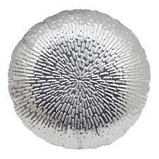 Silver Metal Round Wall Decor 15