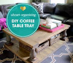 uheart organizing diy coffee table tray