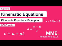 Kinematic Equations Worksheets