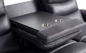 forte gray manual sofa recliner bob