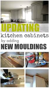 kitchen cabinets with new mouldings