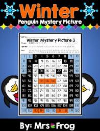 Winter Penguin 120 Chart Mystery Picture