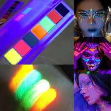 halloween party uv glow painting