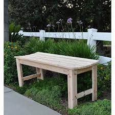 Natural Wood Outdoor Bench 4204n