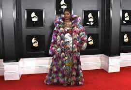 Rapper S Colorful Grammy Coat Threaded