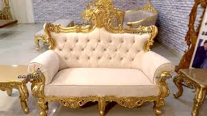high end luxury sofa set teak wood