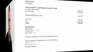 Freelance Video Editor Sales Invoice Template Free Solutions