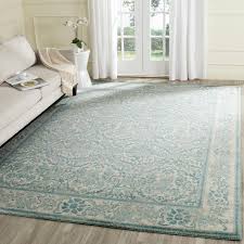 Safavieh Evoke Penny 9 X 12 Ivory Light Blue Indoor Floral Botanical French Country Area Rug In The Rugs Department At Lowes Com