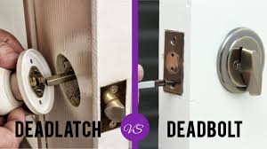 Angie hicks explains why deadbolts offer the best protection against burglars, and describes the different types of locks. Deadbolt Vs Deadlatch Ambassador Locksmiths