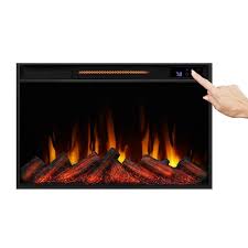 Electric Fireplace In White 8020e W