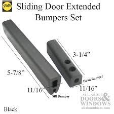 Pella Sliding Door Extended Bumpers Set