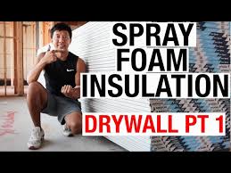 Spray Foam Insulation Drywall Process