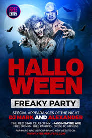 Free Halloween Party Event Flyer Template For Halloween