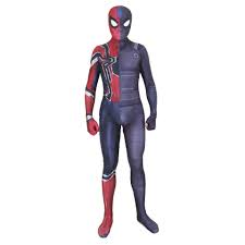 After the devastating loss of tony stark in avengers: Spider Man Iron Spider Stealth Suit Far From Home Costume For Cosplay Jumpsuit Men Spiderman Fancy Halloween Costumes