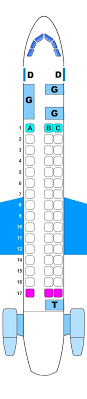 seat map embraer erj 135 145 seatmaestro