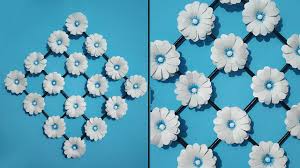 Make your own wall art this diy home decor project was so much fun to figure out and make. Easy Wall Decor Paper Craft Ideas Wall Hanging Paper Flowers Diy Home Decor Ideas Youtube