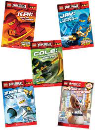 Lego Ninjago Chapter Books Pack (Books 1-5) (Zane Ninja of Ice / Kai Ninja  of Fire / Snake Attack / Jay Ninja of LIghtning / Cole Ninja of Earth):  Books: Amazon.com