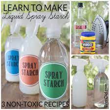 how to make liquid spray starch 3 non