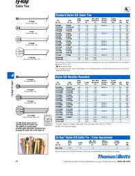 Ty523mx Thomas Betts Cable Tie Ty Rap Self Lock