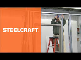 how to install a steel door frame in